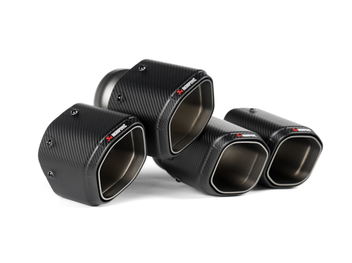 Akrapovic 2024+ BMW M5 (G90,G99) Hexagonal Carbon Fiber Tail Pipe Set - G90/G99 M5