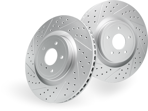 M2 Left Rear Drilled Brake Rotor - G87 M2