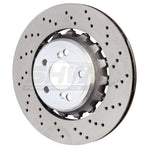 shw bmw m3 right rear cross-drilled lightweight brake rotor (34212284812) f8x bmw m3 m4 f80 f82 f8x iconic garage