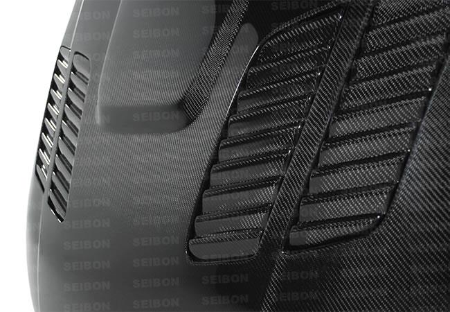 seibon bmw m3 series 2dr (e92) gtr-style carbon fiber hood bmw m3 e92 e9x iconic garage