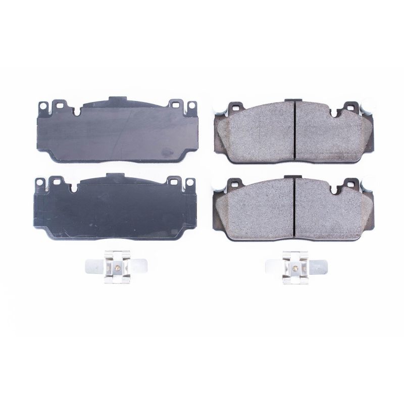 power stop bmw m3 front z17 evolution ceramic brake pads w/hardware f8x bmw m3 m4 f80 f82 f8x iconic garage