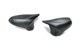 akrapovic 2014+ bmw m3 (f80) carbon fiber mirror cap set - matte bmw m3 m4 f80 f82 f8x iconic garage