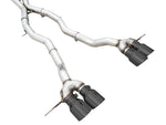 awe tuning track edition cat-back exhaust for bmw g8x m3/m4 - diamond black tips bmw m3 m4 g80 g82 g8x iconic garage