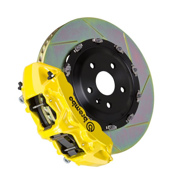 Brembo M3 (E90/E92/E93) Front GT BBK 6 Piston Cast 380x34 2pc Rotor Slotted TY3L - Yellow