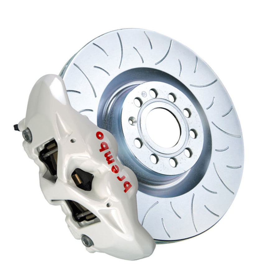Brembo M3 (E90/E92/E93) Front GT BBK 6 Piston Cast 380x34 2pc Rotor Slotted Type-3-White