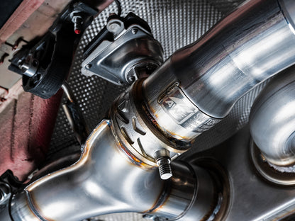 awe tuning bmw f8x m3/m4 switchpath cat-back exhaust - diamond black tips bmw m3 m4 f80 f82 f8x iconic garage
