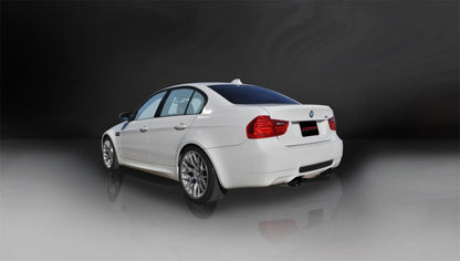 corsa bmw m3 e90 black sport cat-back exhaust bmw m3 e92 e9x iconic garage