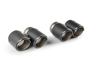 Akrapovic 2024+ BMW M5 (G90,G99) Round Carbon Fiber Tail Pipe Set - G90/G99 M5