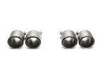 akrapovic bmw m3/m4 (f80/f82) tail pipe set (titanium) bmw m3 m4 f80 f82 f8x iconic garage