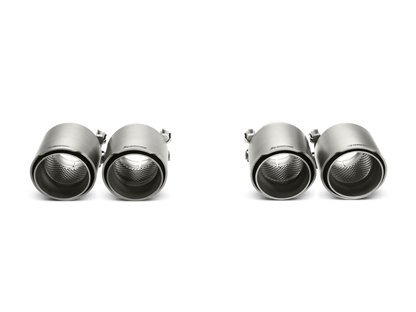 akrapovic bmw m3/m4 (f80/f82) tail pipe set (titanium) bmw m3 m4 f80 f82 f8x iconic garage