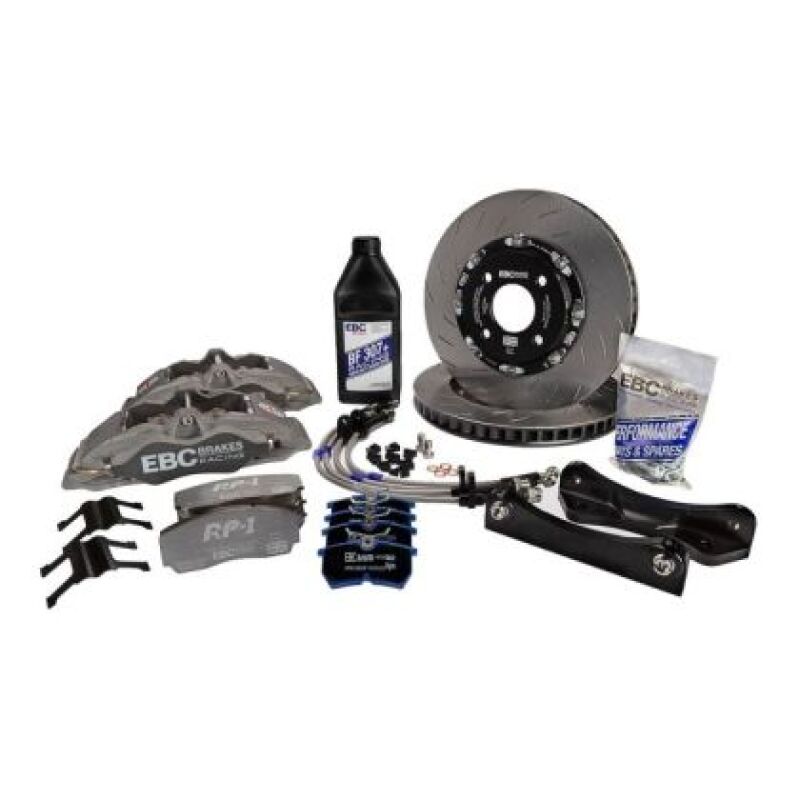 ebc racing bmw m3 (e92) 4.0l anodized apollo-6 calipers 380mm rotors front big brake kit bmw m3 e92 e9x iconic garage