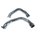 injen bmw m3 (f80) twin turbo polished intercooler charge pipe w/ 1/8in female npt bungs bmw m3 m4 f80 f82 f8x iconic garage