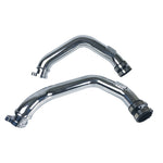 injen bmw m3 (f80) twin turbo polished intercooler charge pipe w/ 1/8in female npt bungs bmw m3 m4 f80 f82 f8x iconic garage