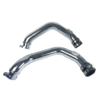 injen bmw m3 (f80) twin turbo polished intercooler charge pipe w/ 1/8in female npt bungs bmw m3 m4 f80 f82 f8x iconic garage