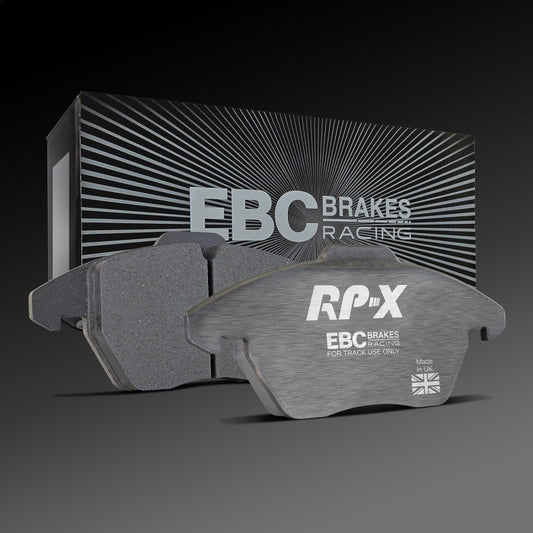 ebc racing 2021+ bmw m3/m4 (g80/g82/g83) / 2023+ bmw m2 (g97) rp-x rear brake pads bmw m3 m4 g80 g82 g8x iconic garage