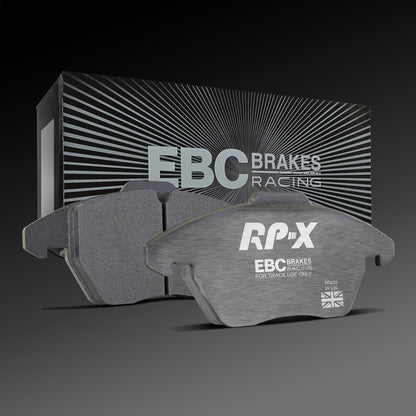 ebc racing 2021+ bmw m3/m4 (g80/g82) / 2023+ bmw m2 (g87) rp-x race front brake pads bmw m3 m4 g80 g82 g8x iconic garage