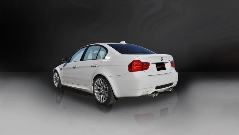 corsa bmw m3 e90 polished sport cat-back exhaust bmw m3 e92 e9x iconic garage