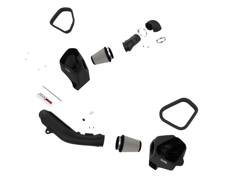 afe power magnum force stage-2 pro dry s cold air intake system bmw m3 m4 f80 f82 f8x iconic garage