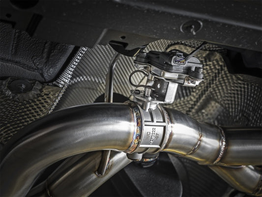 afe mach force-xp 2-1/2in ss axle back exhaust w/black tips 15+ bmw m3/m4 (f80/f82) (tt) s55 bmw m3 m4 f80 f82 f8x iconic garage