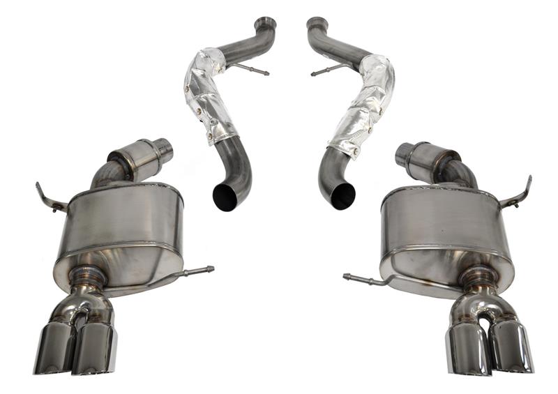 Corsa 2008-2012 BMW M3 E92 E93 Polished Sport Cat-Back Exhaust