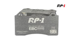 ebc racing 2021+ bmw m3/m4 / 2023+ bmw m2 (g80/g82/g87) w/cast iron rotor rp-1 race front brake pads bmw m3 m4 g80 g82 g8x iconic garage