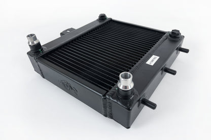 csf bmw f8x m3/m4/m2c auxiliary radiators w/ rock guards (sold individually - fits left and right bmw m3 m4 f80 f82 f8x iconic garage