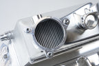 csf bmw m2/m3/m4 s58 comp & non-comp (g8x) charge-air cooler manifold - raw billet bmw m3 m4 g80 g82 g8x iconic garage