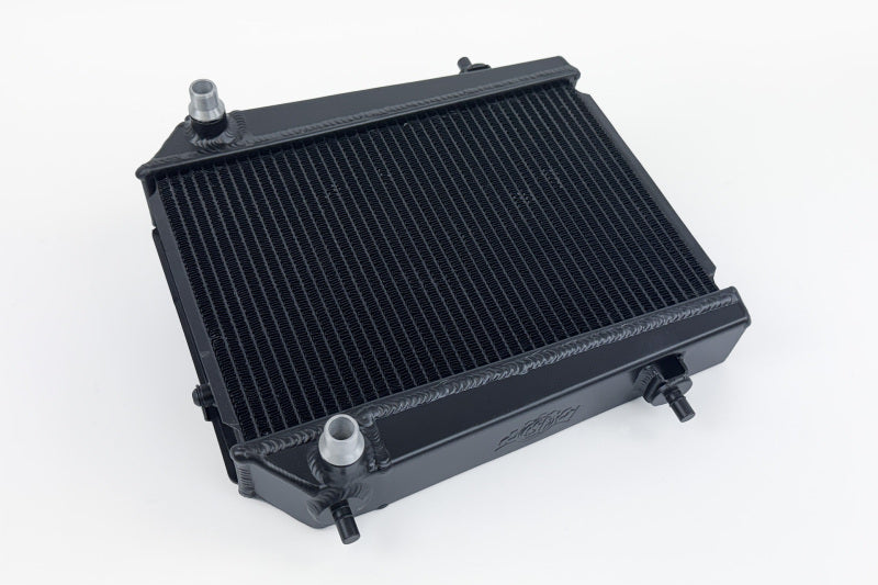 csf bmw g8x m3/m4/m2 high-performance auxiliary radiator - single radiator bmw m3 m4 g80 g82 g8x iconic garage