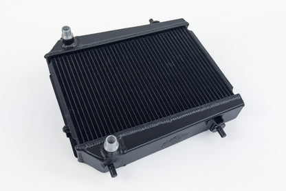 csf bmw g8x m3/m4/m2 high-performance auxiliary radiator - single radiator bmw m3 m4 g80 g82 g8x iconic garage
