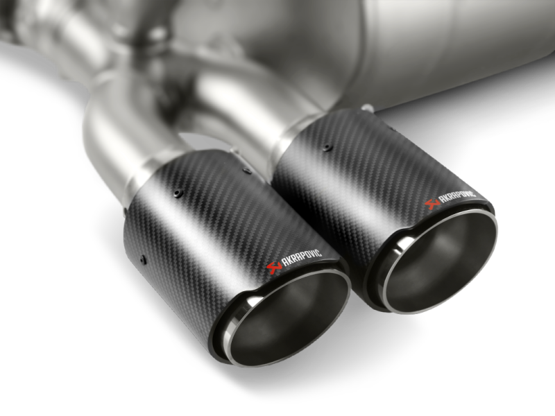akrapovic bmw m3/m4 (f80/f82) tail pipe set (carbon) bmw m3 m4 f80 f82 f8x iconic garage