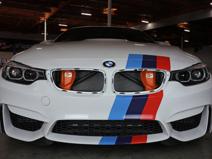 afe magnum force dynamic air scoop bmw m3/ m4 - orange f8x bmw m3 m4 f80 f82 f8x iconic garage