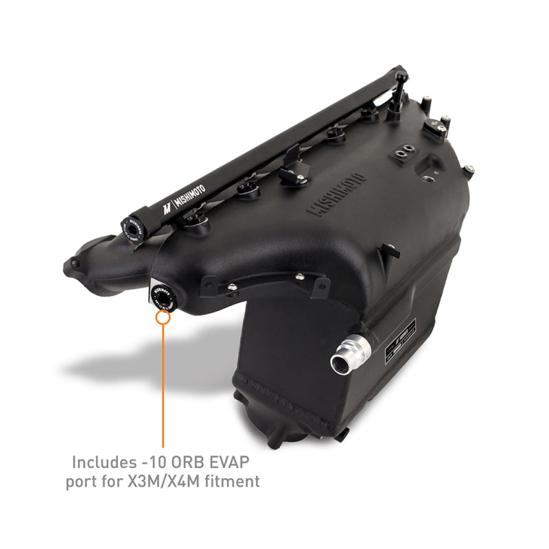 mishimoto 2021+ bmw g80 m3/m4 performance intercooler - black bmw m3 m4 g80 g82 g8x iconic garage