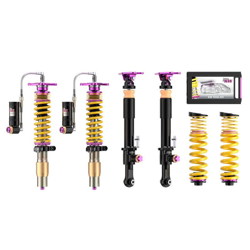 kw 2021+ bmw m3 (g80) sedan 2wd / m4 (g82) coupe 2wd (incl. comp) v4 clubsport coilover kit 3-way bmw m3 m4 g80 g82 g8x iconic garage