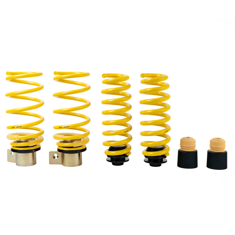st adjustable lowering springs bmw 1-series m coupe (e82) / m3 (e90/e92) sedan/coupe bmw m3 e92 e9x iconic garage