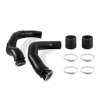 mishimoto 2015+ bmw f8x m3/m4 charge pipe kit - wrinkle black bmw m3 m4 f80 f82 f8x iconic garage