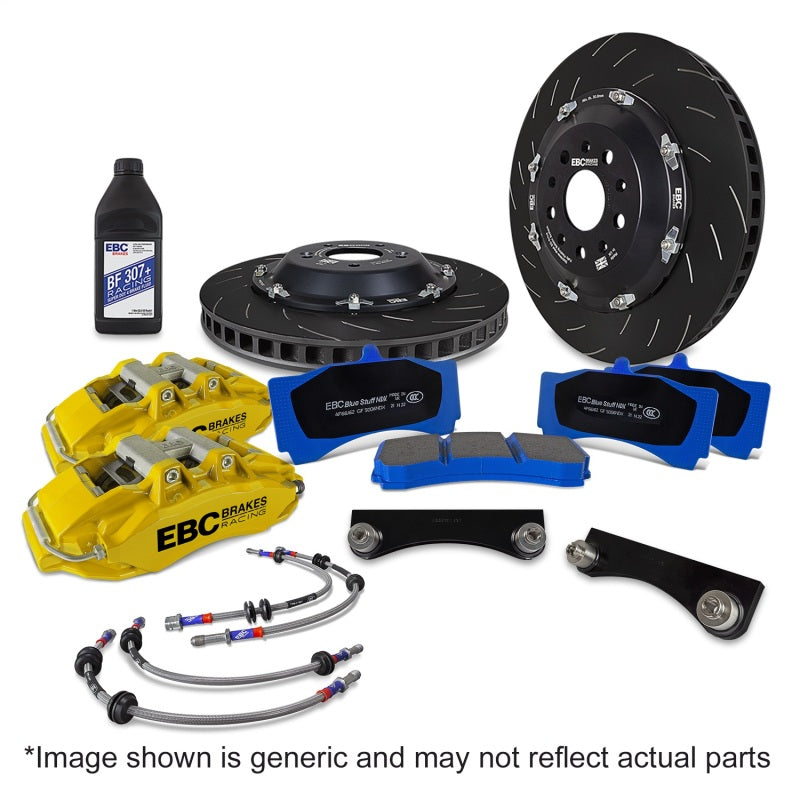ebc racing bmw m3 f80/f82/f87 3.0t yellow apollo-4 380mm rotors front big brake kit bmw m3 m4 f80 f82 f8x iconic garage