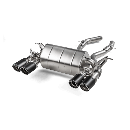 akrapovic 2018 bmw m4 (f82/f83) slip-on line (titanium) bmw m3 m4 f80 f82 f8x iconic garage