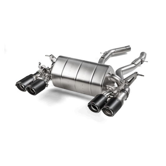 akrapovic 2018 bmw m4 (f82/f83) slip-on line (titanium) bmw m3 m4 f80 f82 f8x iconic garage