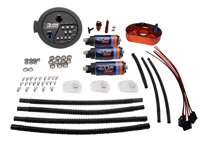 deatschwerks a90/91 toyota supra/g8x bmw m3/m4 fuel pump module w/triple dw420s bmw m3 m4 g80 g82 g8x iconic garage