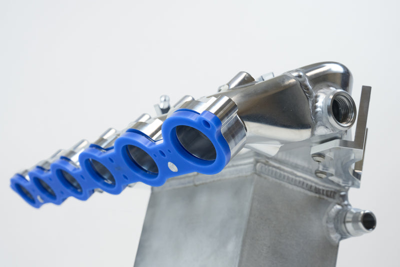 csf bmw m2/m3/m4 s58 comp & non-comp (g8x) charge-air cooler manifold - thermal dispersion black bmw m3 m4 g80 g82 g8x iconic garage