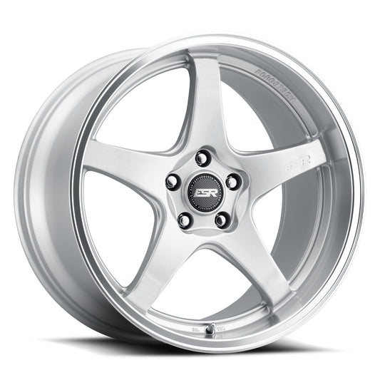 ESR APX5 18x10.5 5x120 Wheel - Hyper Silver Machine Lip wheel for BMW E90/E92/E93 M3, F80/F82/F83 M3 & M4, F87 M2 - Iconic Garage