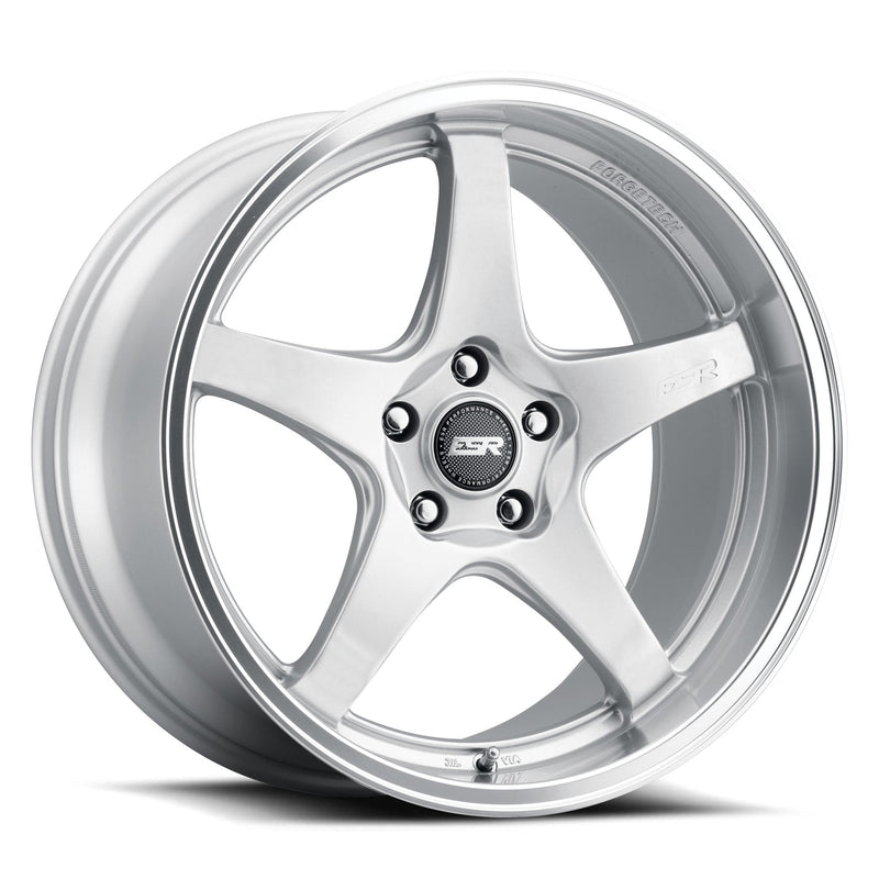 ESR APX5 18x10.5 5x120 Wheel - Hyper Silver Machine Lip wheel for BMW E90/E92/E93 M3, F80/F82/F83 M3 & M4, F87 M2 - Iconic Garage