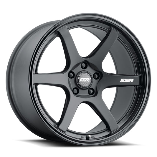 ESR APX6 19x9.5 5x112 Wheel - Matte Black Gloss Black Lip wheel for BMW G80/G82/G83 M3 & M4, G87 M2 - Iconic Garage