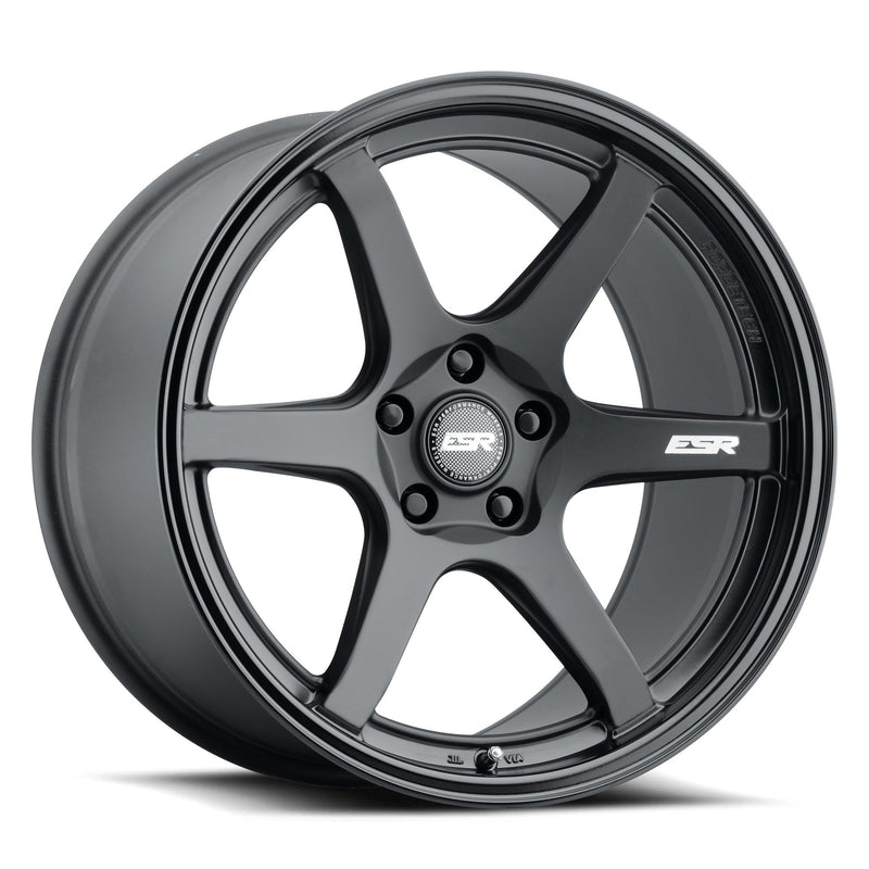 ESR APX6 19x9.5 5x112 Wheel - Matte Black Gloss Black Lip wheel for BMW G80/G82/G83 M3 & M4, G87 M2 - Iconic Garage
