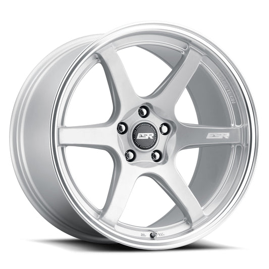 ESR APX6 18x8.5 5x120 Wheel - Hyper Silver Machine Lip wheel for BMW E90/E92/E93 M3, F80/F82/F83 M3 & M4, F87 M2 - Iconic Garage