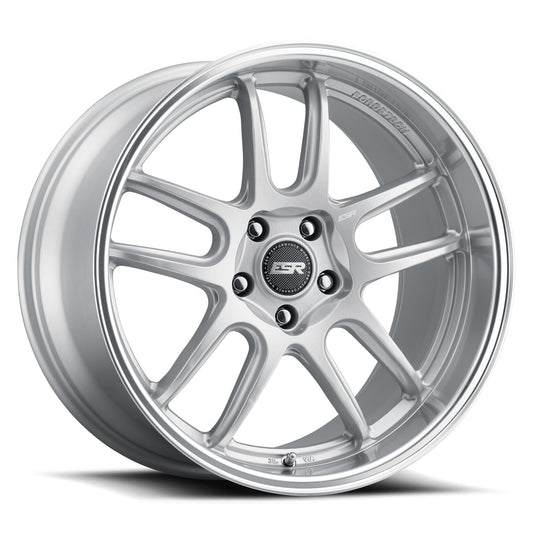 ESR APX8 18x10.5 5x120 Wheel - Hyper Silver Machine Lip wheel for BMW E90/E92/E93 M3, F80/F82/F83 M3 & M4, F87 M2 - Iconic Garage