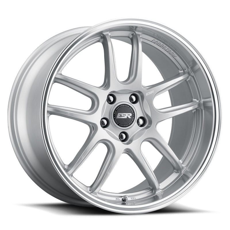 ESR APX8 18x10.5 5x120 Wheel - Hyper Silver Machine Lip wheel for BMW E90/E92/E93 M3, F80/F82/F83 M3 & M4, F87 M2 - Iconic Garage