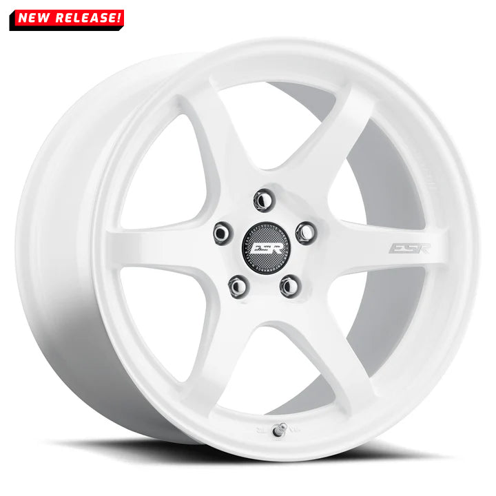 ESR APX6 18x8.5 5x120 Wheel - Gloss White wheel for BMW E90/E92/E93 M3, F80/F82/F83 M3 & M4, F87 M2 - Iconic Garage