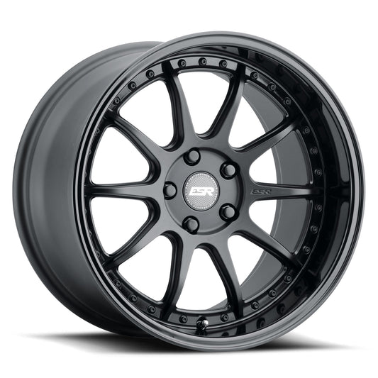 ESR CS12 19x8.5 5x120 Wheel - Matte Black Gloss Black Lip wheel for BMW F80/F82/F83 M3 & M4, F87 M2 - Iconic Garage