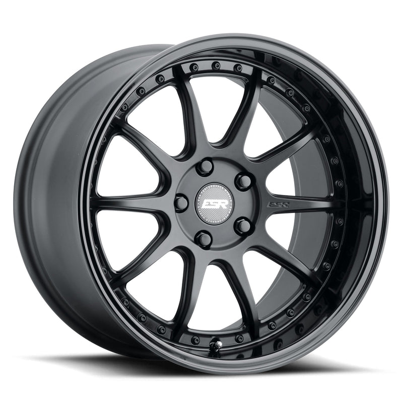 ESR CS12 19x9.5 5x120 Wheel - Matte Black Gloss Black Lip wheel for BMW F80/F82/F83 M3 & M4, F87 M2 - Iconic Garage
